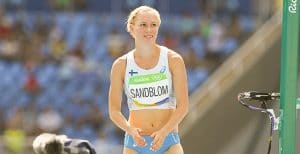 Korkeushyppääjä Linda Sandblom
